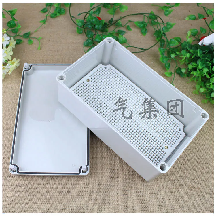 Blank Box IP65 водонепроницаемая кабельная распределительная коробка 250*150*100 мм с UK2.5B din-рейку клеммные блоки Набор 12 способов - Цвет: Blank Box