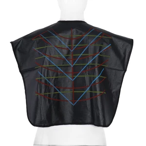 Профессиональная накидка для парикмахера, тканевая накидка для стрижки волос, Парикмахерская, новые черные модные накидки