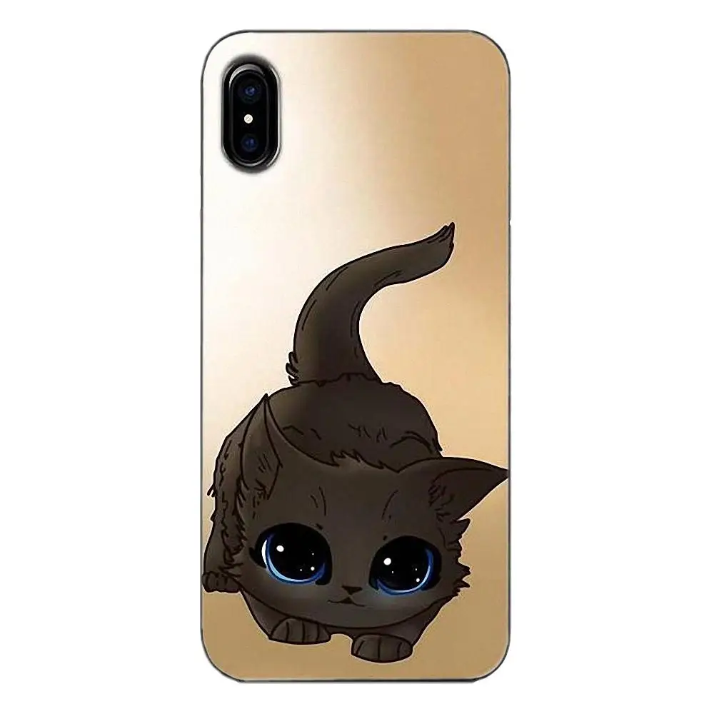 Мягкий резиновый чехол для телефона Tpwxnx Kawaii Cute Cat Sony Xperia Z Z1 Z2 Z3 Z4 Z5 compact Mini Premium M2 M4 M5