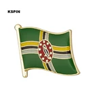 Набор значков с флагом Dominica Rozet Metal Chapas Metalicas значок брошь для рюкзака для женщинмужчин KS-0053