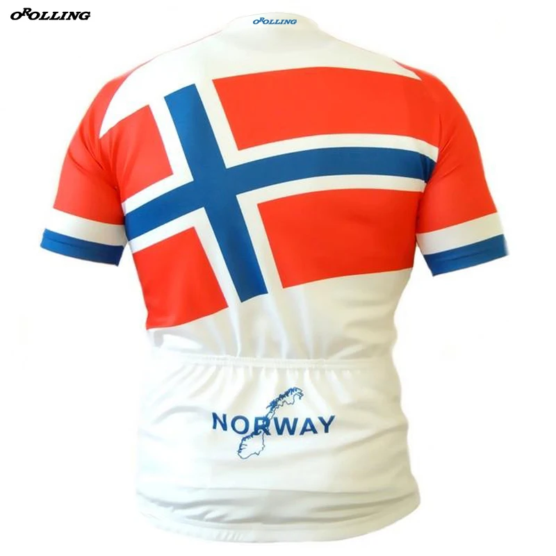 Новая классическая Norge норвежская команда флаг Майо Велоспорт Джерси