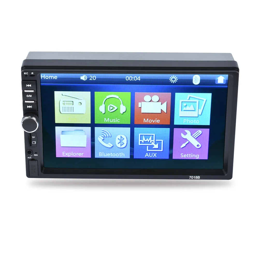7 дюймовый автомобильный MP3 MP4 Двойной Фиксированный MP5 плеер Автомобильный HD