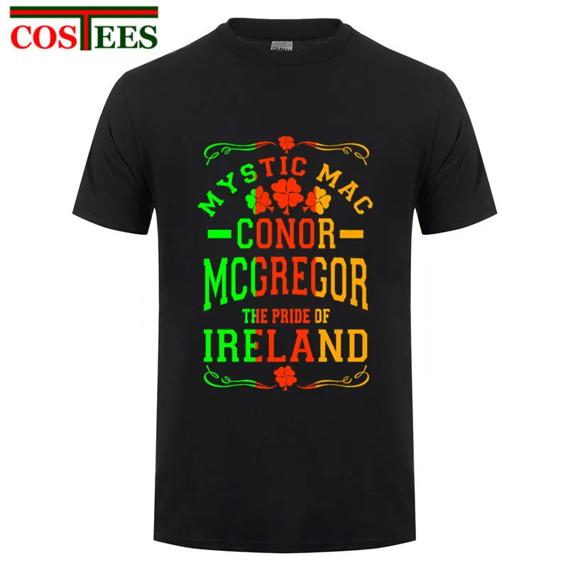 Новые брендовые футболки Mystic Mac Conor Mcgregor случайные мужские из хлопка большого