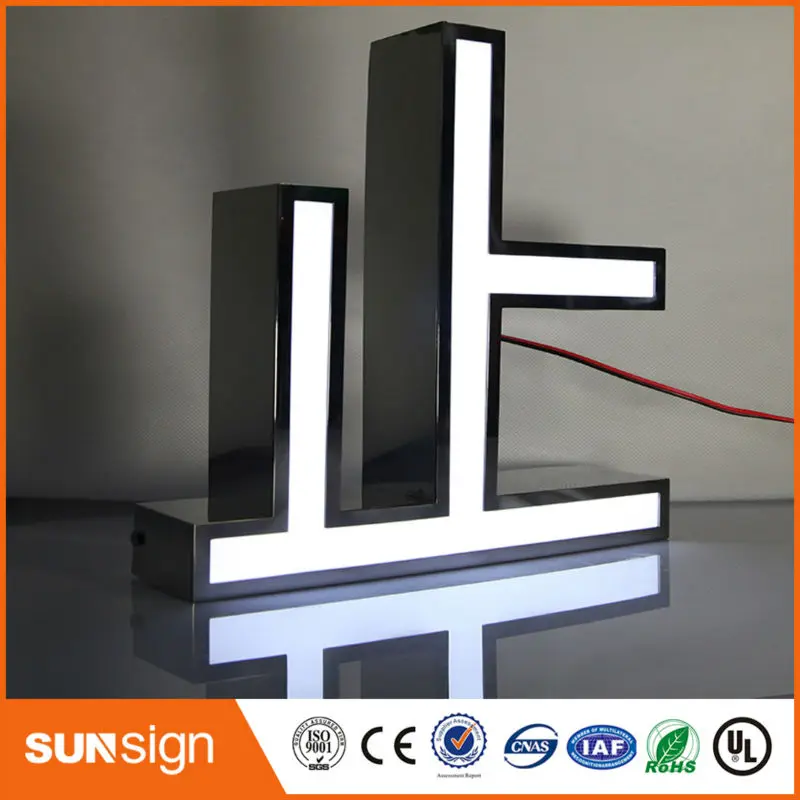 Шанхай изготовление вывесок оптом супер качество Зеркало полированная