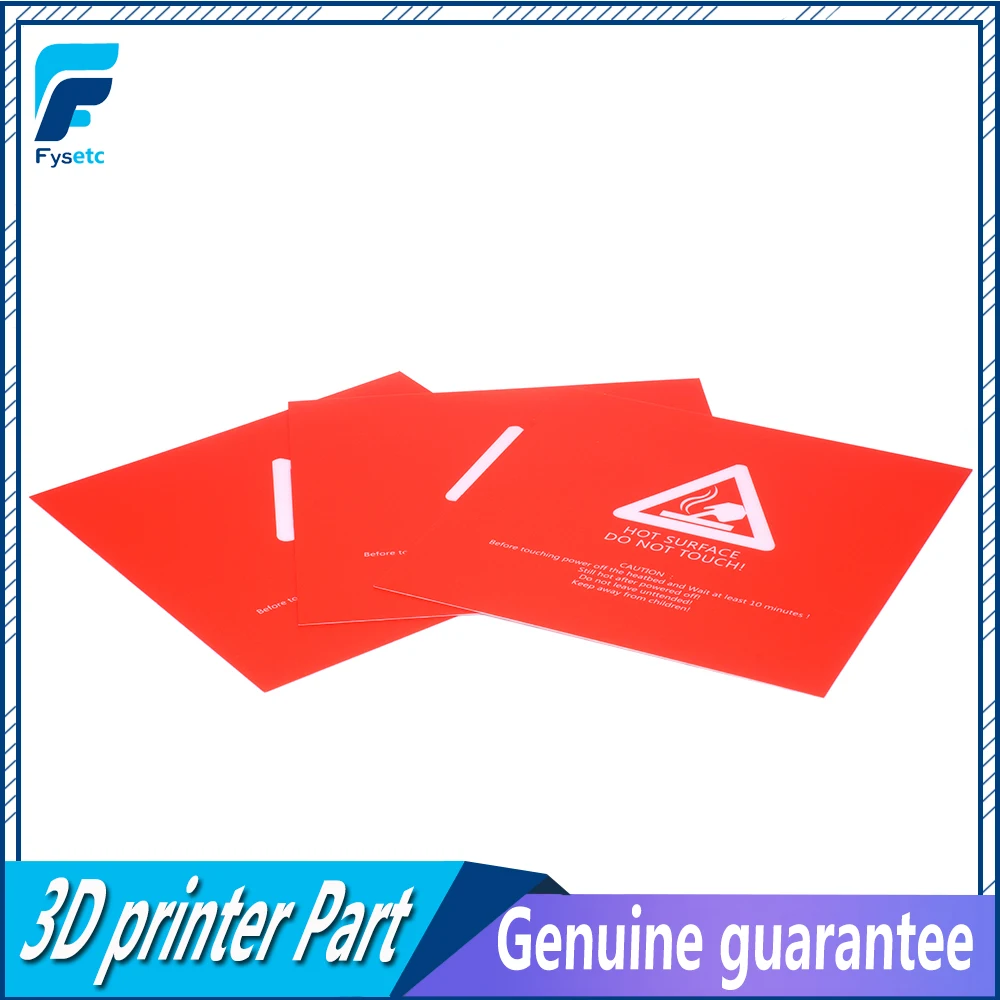 2 шт. 220x220 мм красная матовая кровать с подогревом для Wanhao i3 Anet A8 A6 Ender 5 Tarantula 3 DPrinter