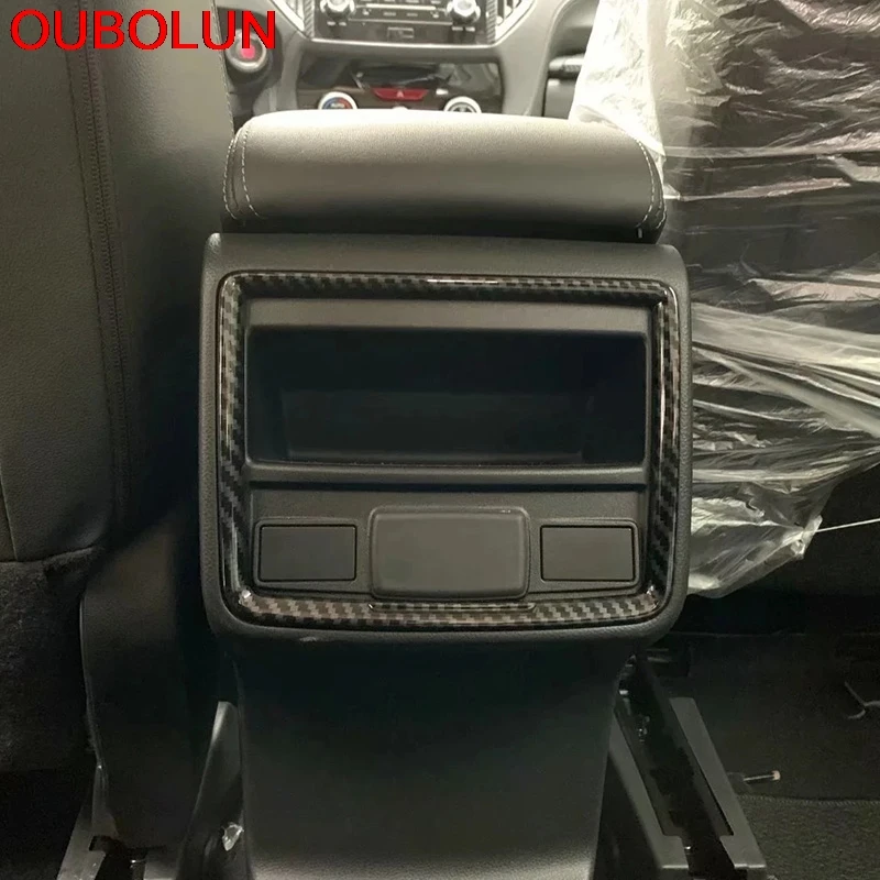 OUBOLUN для Subaru Forester SK 2018 2019 аксессуары интерьера задний подлокотник коробка сиденье
