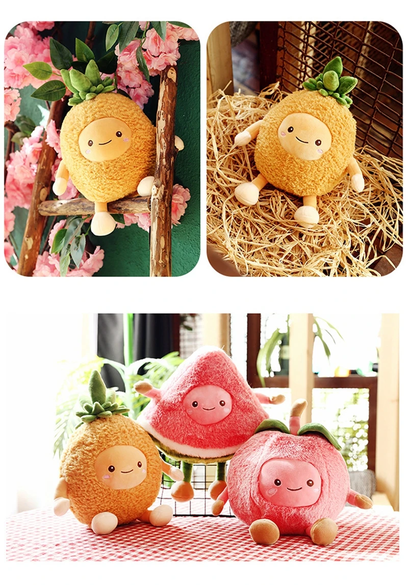 Мягкие Плюшевые Растения сосна яблоко Kawaii мягкие детские игрушки милые игрушки для детей Плюшевые игрушки Peluche арбуз подарок для девочки