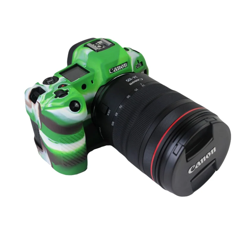 Силиконовый резиновый чехол для камеры защитный корпуса Canon EOS R EOSR мягкий