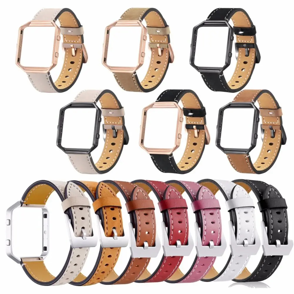 Ремешок из натуральной кожи для смарт часов Fitbit Blaze|Ремешки часов| |