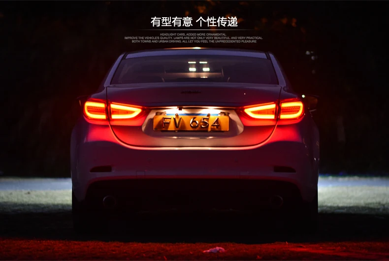 Автомобильный Стайлинг задний фонарь чехол для Mazda 6 Atenza Sedan задние фонари светодиодный задний фонарь DRL+ тормоз+ Парк+ сигнальная лампа