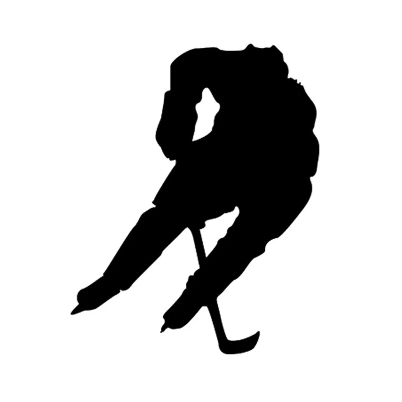 Новые спортивные хоккеист на коньках Стикеры Катание ролик Спортивная Виниловая