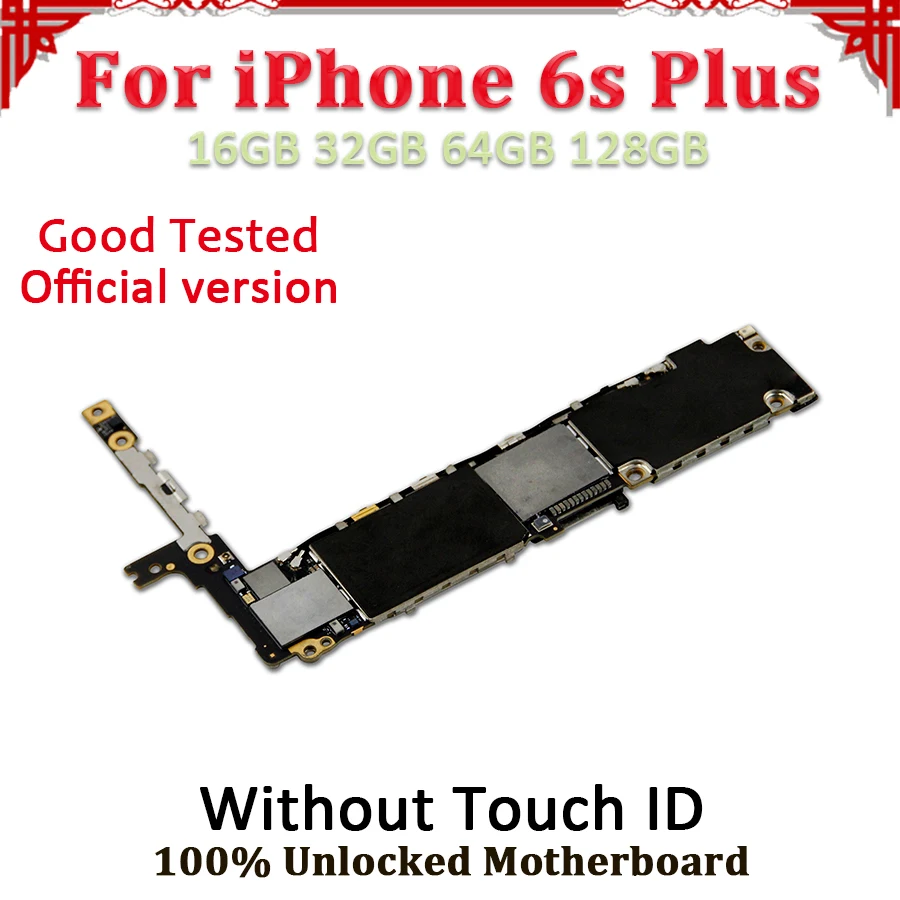 Без iCloud ID для iPhone 6S Plus материнская плата без Touch ID, разборная Логическая плата для iPhone 6S Plus с системой IOS
