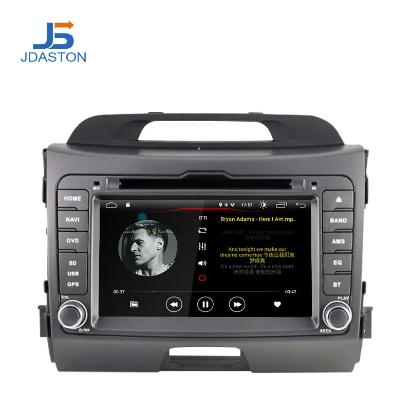 JDASTON Android 10,0 автомобильный dvd-плеер для KIA Sportage 3 2010-2012 2013 Мультимедиа gps навигация 2 Din автомагнитола стерео