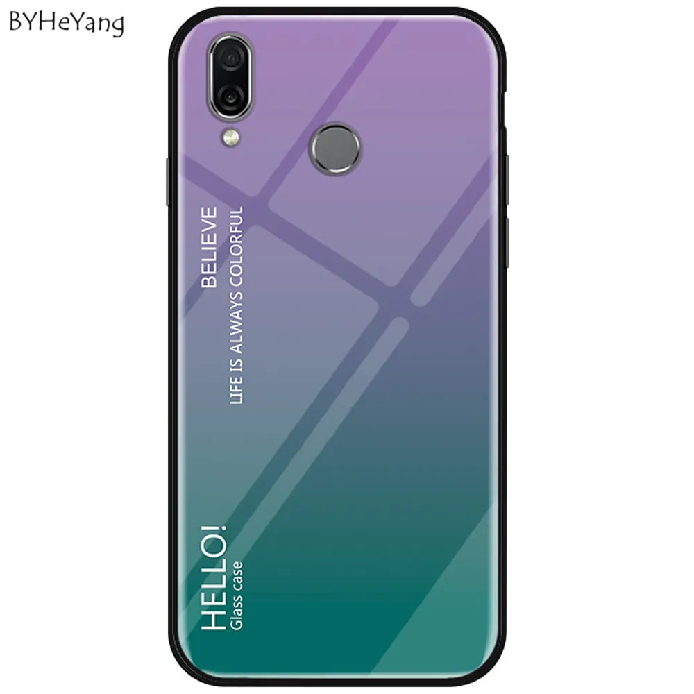 6 26 дюймовый чехол для Xiaomi Redmi 7 из закаленного стекла с градиентом Жесткий Чехол