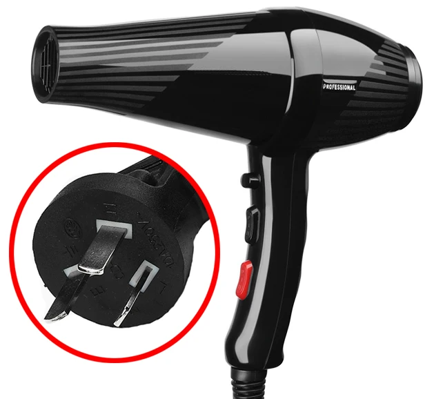 Фен профессиональный с мощным двигателем переменного тока 3200 Вт для