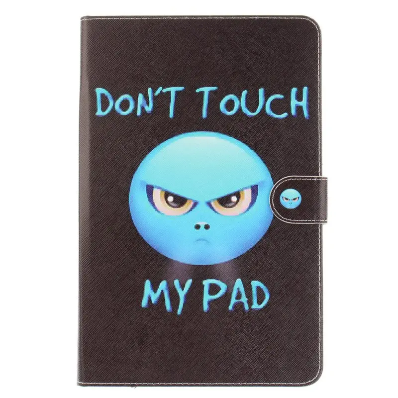 Симпатичный мультяшный раскрашенный кожаный чехол книжка для Samsung Galaxy Tab A A6 10 1 P580