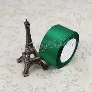4 roll per 2&quot (50mm) single faceu Emerald Satin Ribbon/webbing crafts materials 25 yards/roll satin Ribbon Spool | Дом и сад