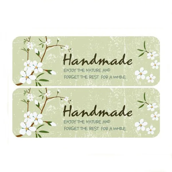 

Sticker Label Bakery HAND MADE 600pcs Gift Bag Baking Bags Packaging Packing Flower Cookie Cake Box Sealing Stickers gift bag