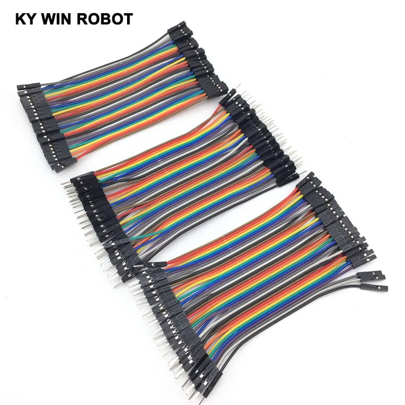 Dupont Line 120 шт. 10 см штекер + и гнездо соединительный провод кабель для arduino DIY KIT|jumper