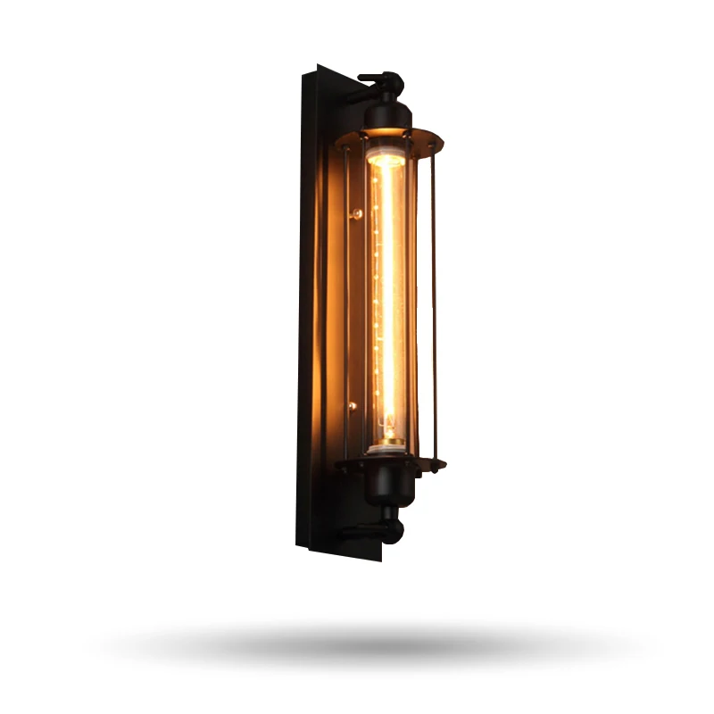 1 шт. винтажная железная американская настенная лампа современные черные