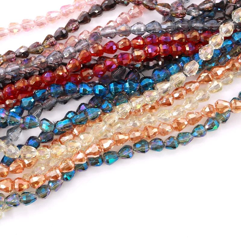 Jewelry accessories crystal beads 7*8mm high-grade DIY material loose curtain gyroscopic shape 20 pcs | Украшения и аксессуары