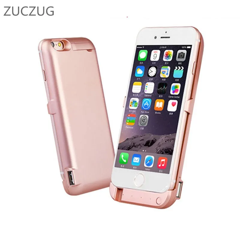 ZUCZUG зарядное устройство чехол для iphone 6plus 6splus запасной внешний аккумулятор 6 6s plus
