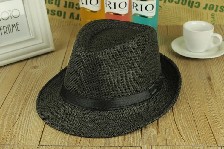 Регулируемая пляжная шляпа унисекс Соломенная Панама с широкими полями для