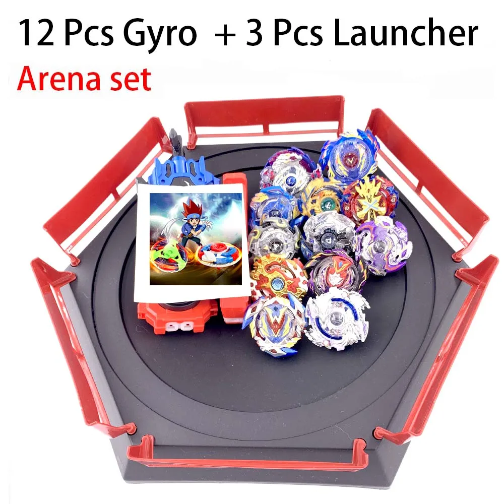 Топы пусковые устройства Beyblade Набор игрушек со стартером и ареной Bayblade Металл взрыв Бог волчок Bey Blade лезвия игрушки - Цвет: 21-ZDP-15PCS