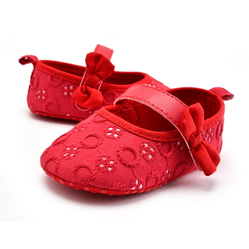 New Toddler Infant Newborn Baby Girl Soft Crib Shoes Anti-slip Pram Prewalker Cute 0-18 Months |