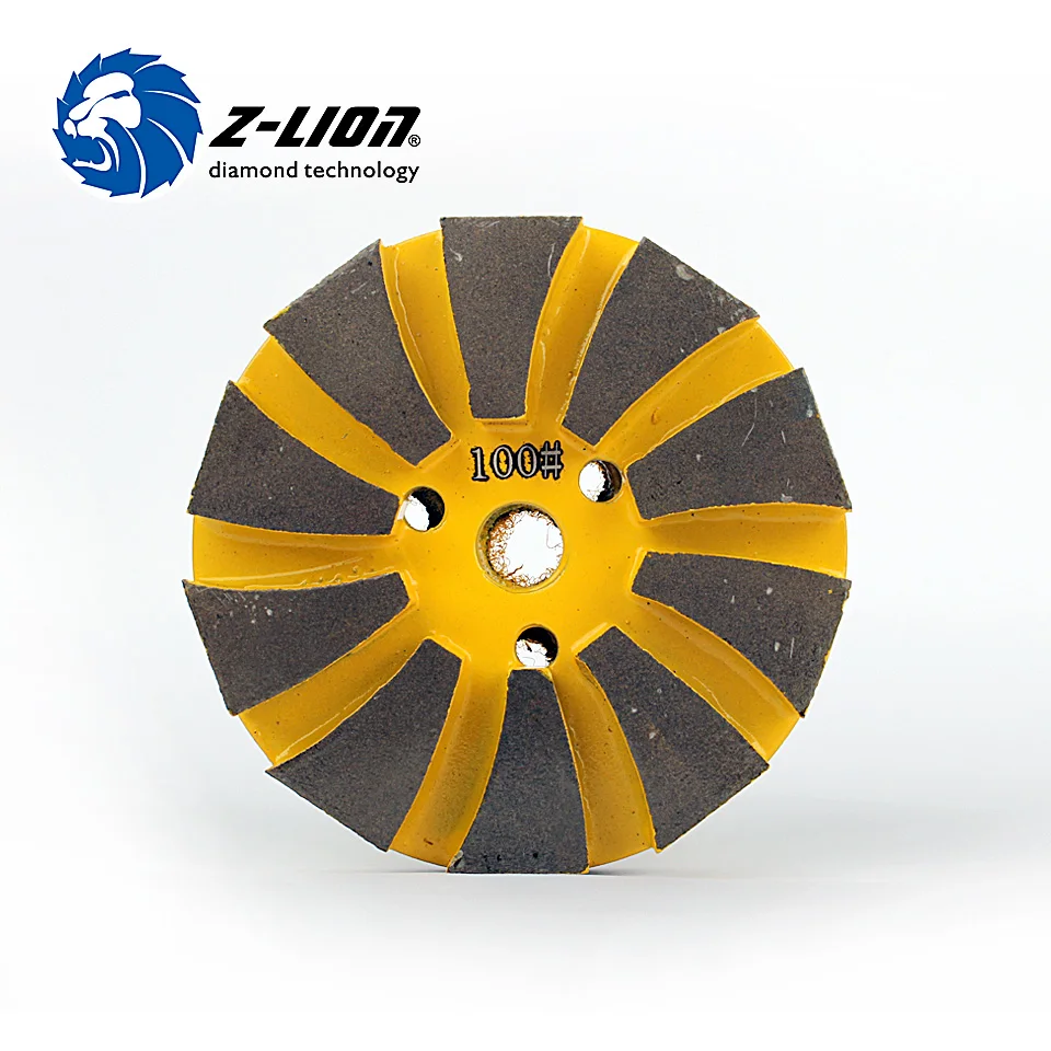 Z-LION 80mm Concrete Polishing Disc Metal bond Diamond Pad Grinding Wet Use For Floor Polish Renovation | Инструменты
