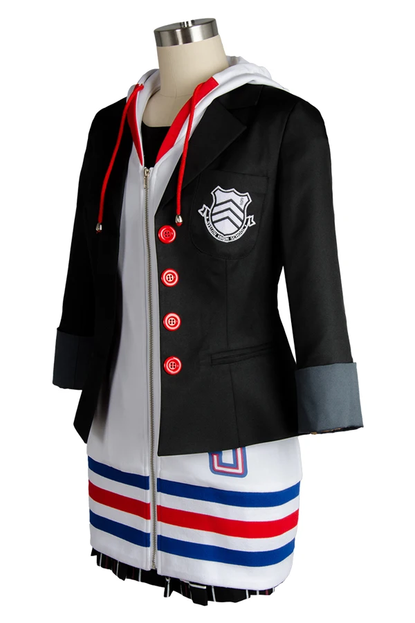 Ann Takamaki Косплэй Persona 5 Анны костюм полный комплект униформы куртка юбка и рубашка