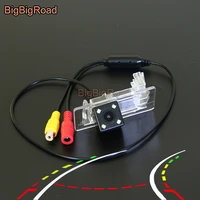 bigbigroad car intelligent dynamic trajectory tracks rear view camera for skoda rapid liftback hatchback 2012 2013 2014 2015