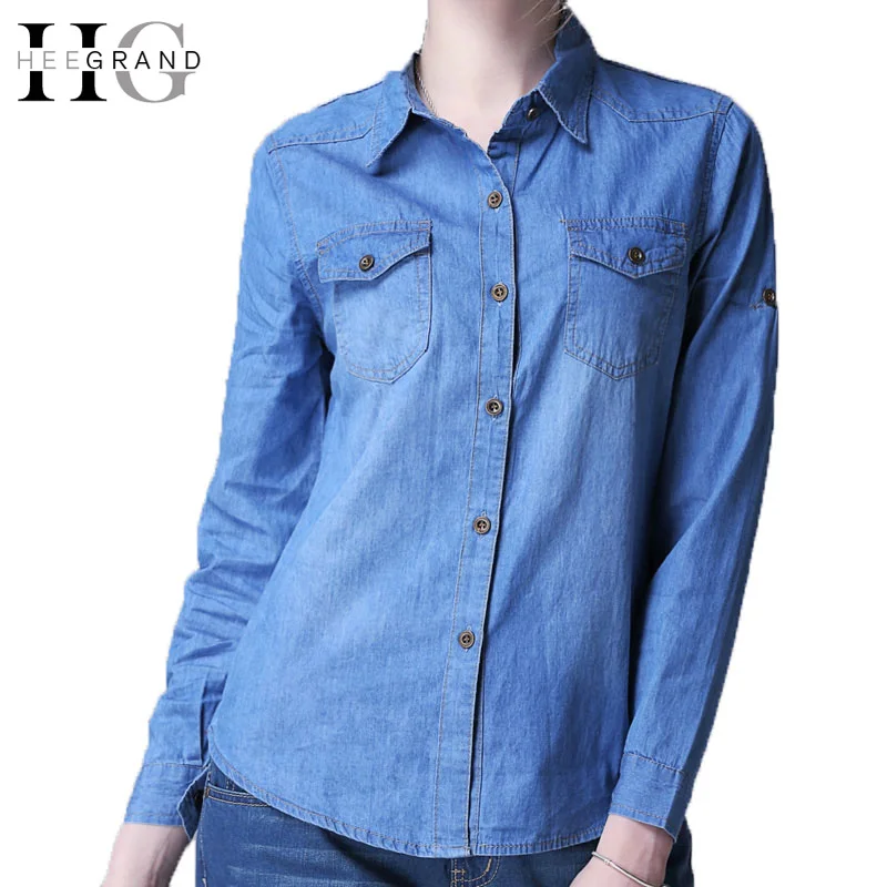 HEE GRAND/Новинка 2018 года сезон весна осень женская модная повседневная джинсовая