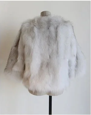 New spring blue fox fur coat women Luxury jacket winter genuine EMS Free shipping plus size | Женская одежда