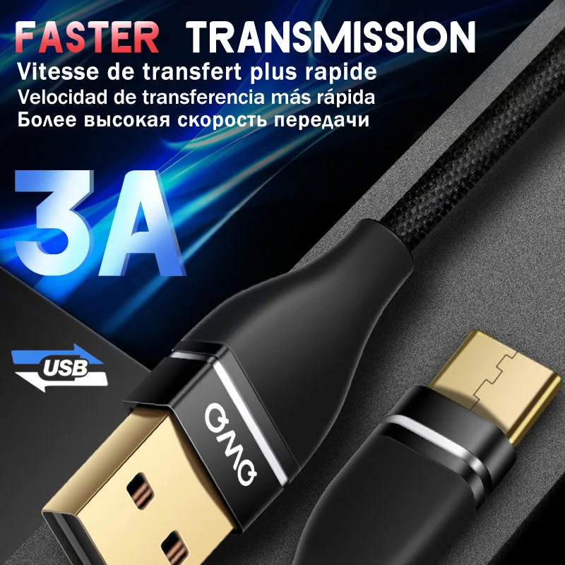 Micro USB кабель 3.0A Быстрая зарядка Microusb кабель зарядного устройства для samsung J4 J5 J6 J7 Xiaomi Redmi Note 5 4 Android Кабели для телефонов