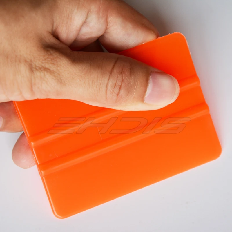 EHDIS 2 шт. оранжевый скребок для автомобиля подсветка тонировка виниловая пленка