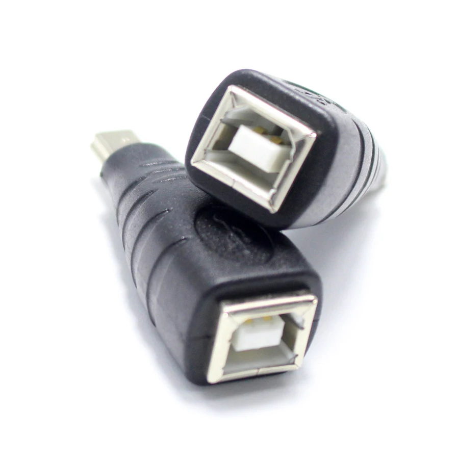 1 шт. мини USB штекер для принтера Тип B Женский Разъем разъем подключения питания