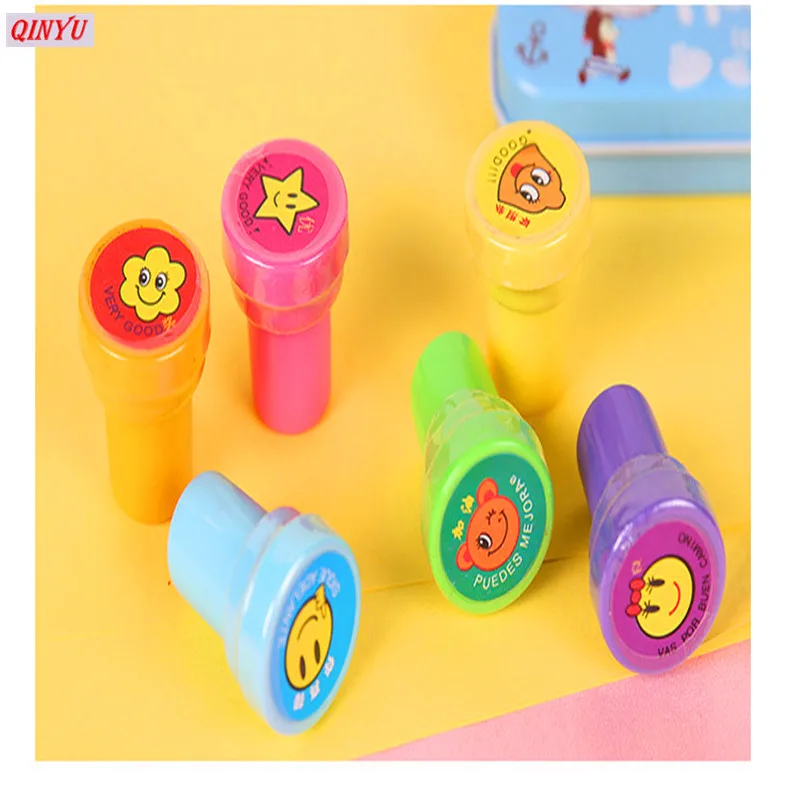 3 шт./лот круглый Детский мультфильм печать игрушечные печати подарки