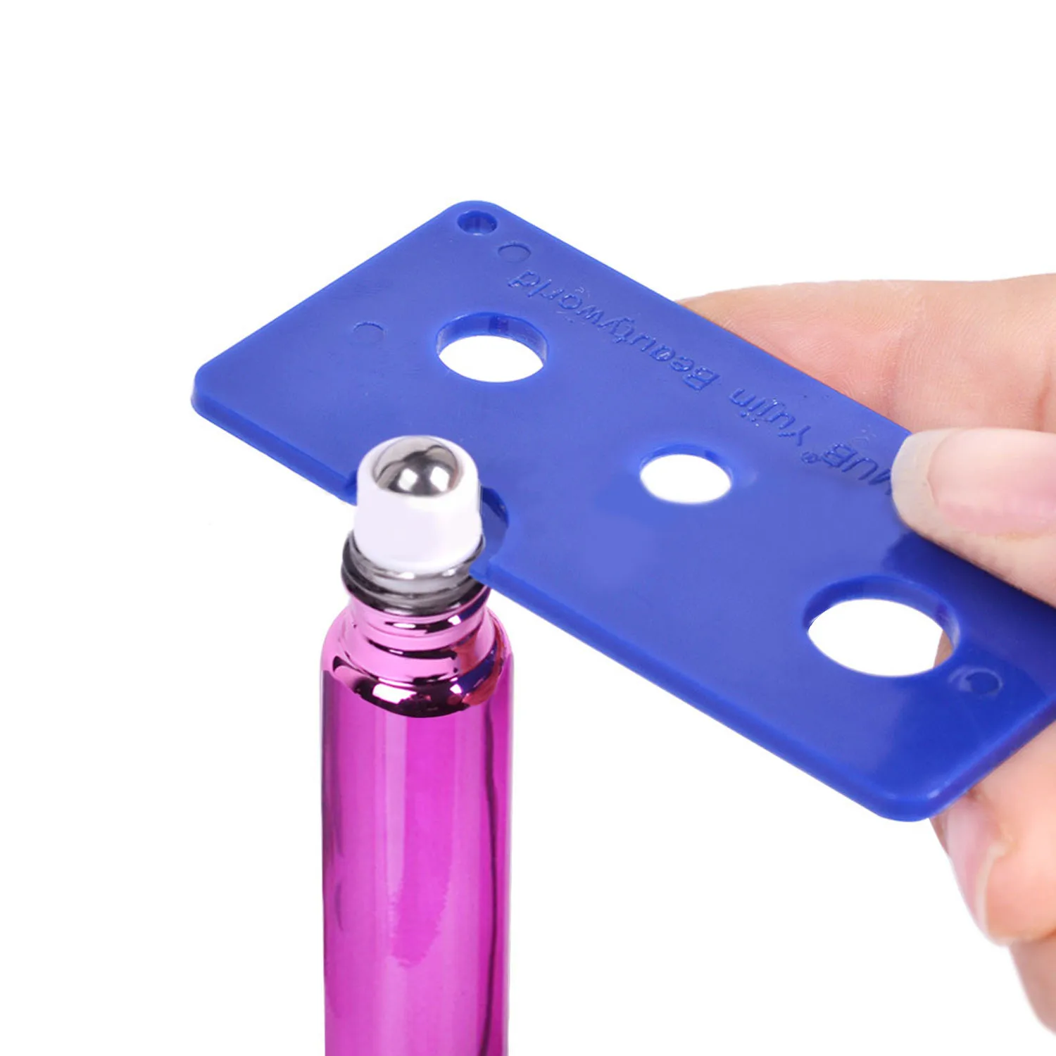 5 шт. 10 мл дорожная портативная пустая многоразовая рулонная стеклянная бутылка