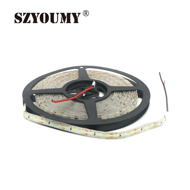 SZYOUMY 12 В 2835 100 м Светодиодная лента 5 мм Тонкий 8 IP65 IP20 неводонепроницаемый 120