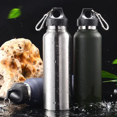 700ml Sports Outdoor Bottle stainless steel mug portable mobile sports straight cup outdoor car travel big mouth kettle | Спорт и