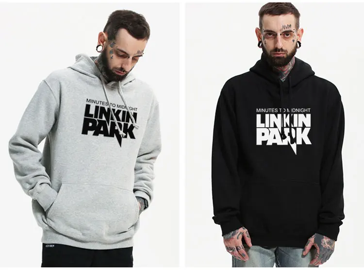 Man Fashion Linkin Park hoodies Autumn winter harajuku hoody streetwear hip-hop tracksuit Mens pullover sweatshirt Plus size 4XL
