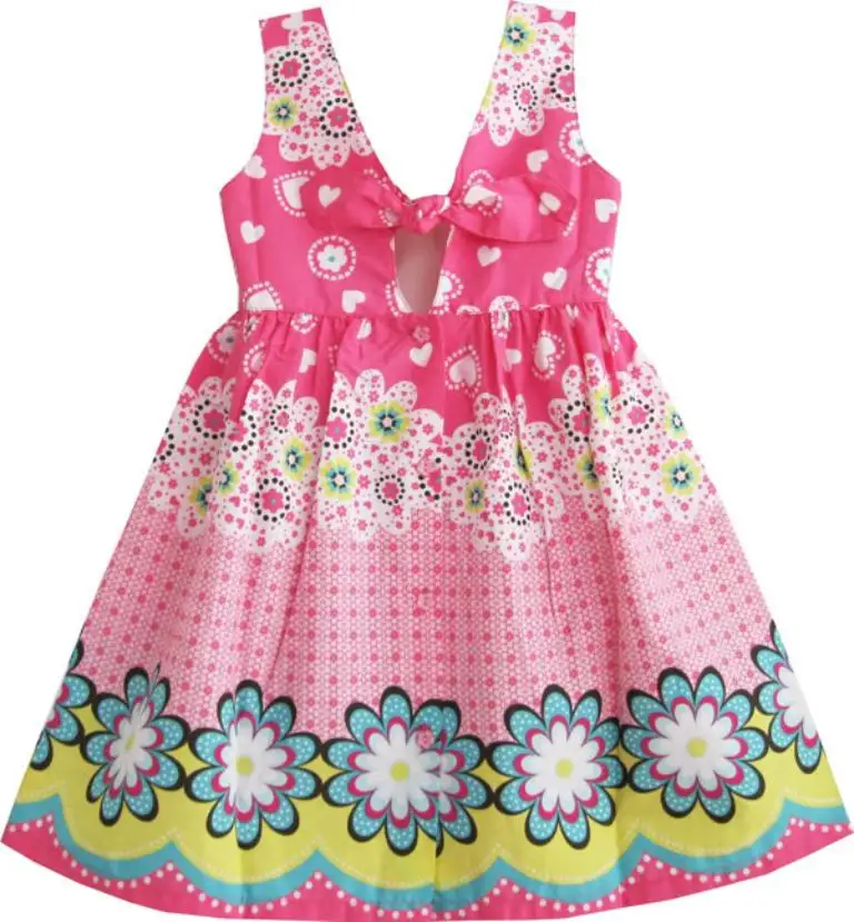 Sunny Fashion платья для девочек новогодние костюмы Цветок Девушка Платье розовый
