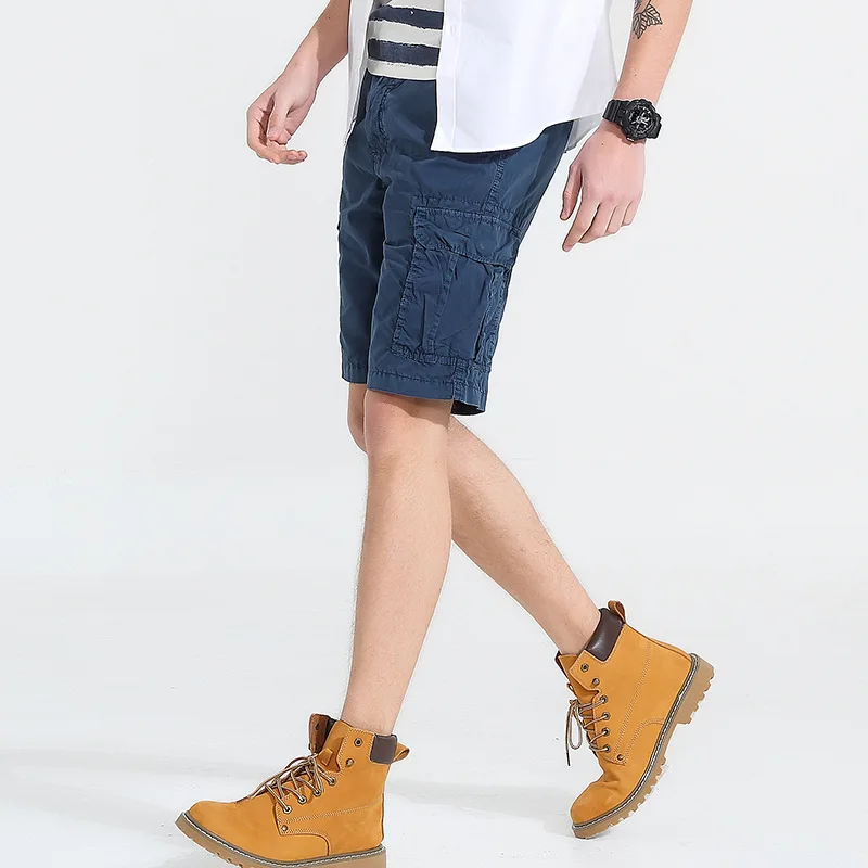 Летние мужские шорты denyкрови Jeans Новое поступление 2018 хлопковые карго бриджи