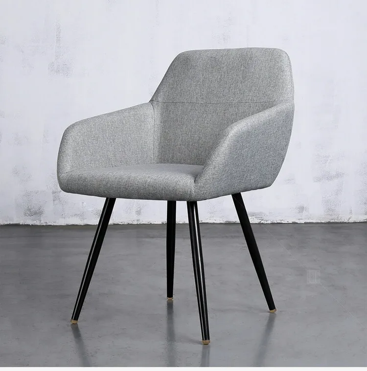 Стулья для кафе мебель цельная древесина + хлопчатобумажная ткань кофейные