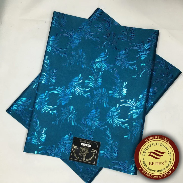 2016 новый дизайн Африканский головной убор Sego Gele 2 шт./упак. TEAL Заводская оптовая