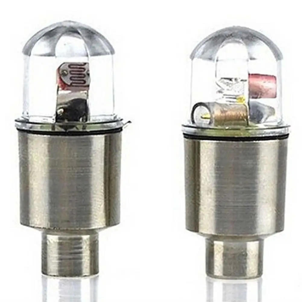 2 шт. колпачок для велосипедных шин светодиодные колпачки колесных клапанов