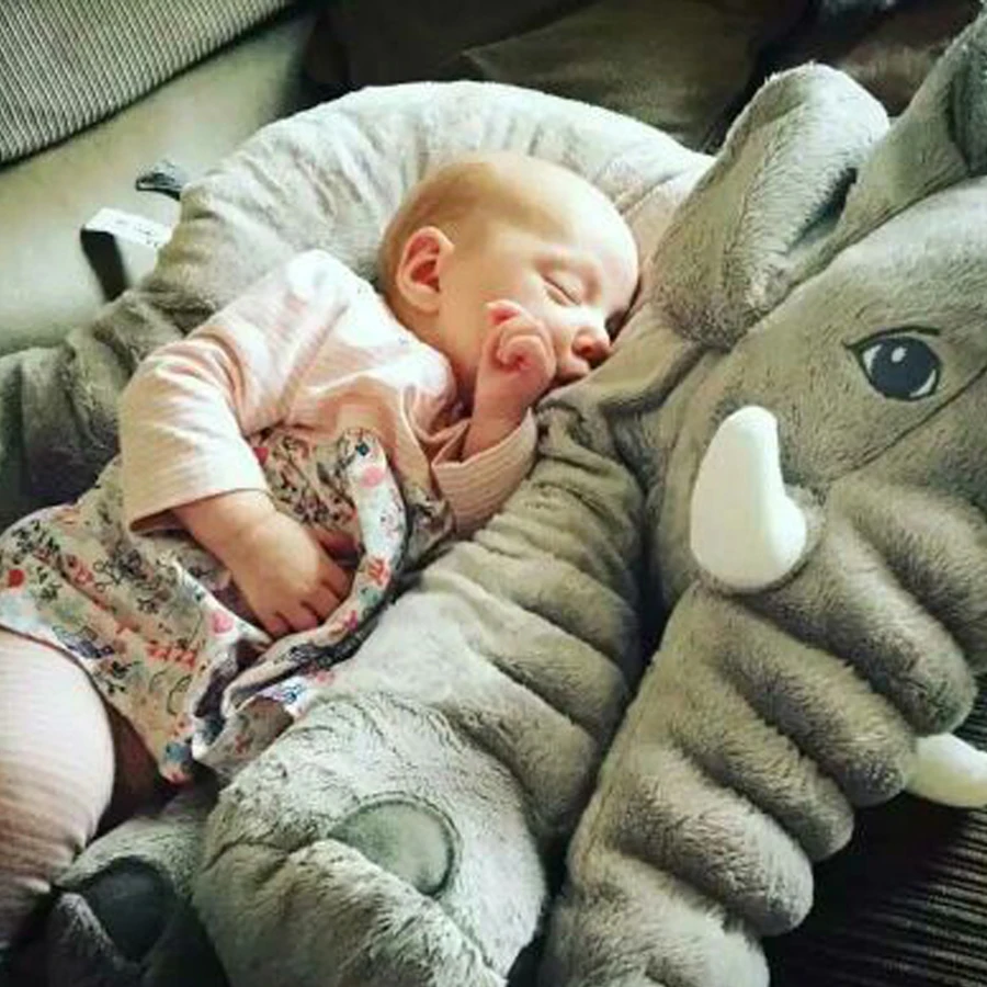 Baby Elephant Plush Toy Pillows Large Stuffed Animals Soft Toys Pillow Animal Brinquedos Children For Girls 80A0013 | Игрушки и хобби