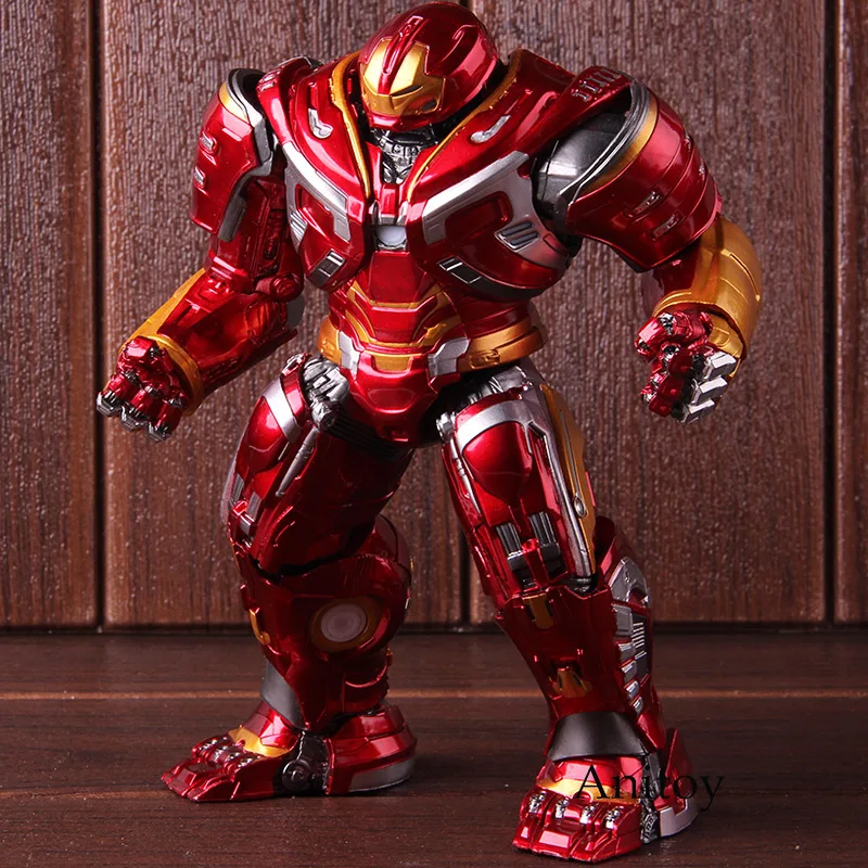 Marvel Мстители Бесконечность войны Mark44 халкбастер Фигурки ПВХ Коллекционная модель игрушки с светодиодный светильник