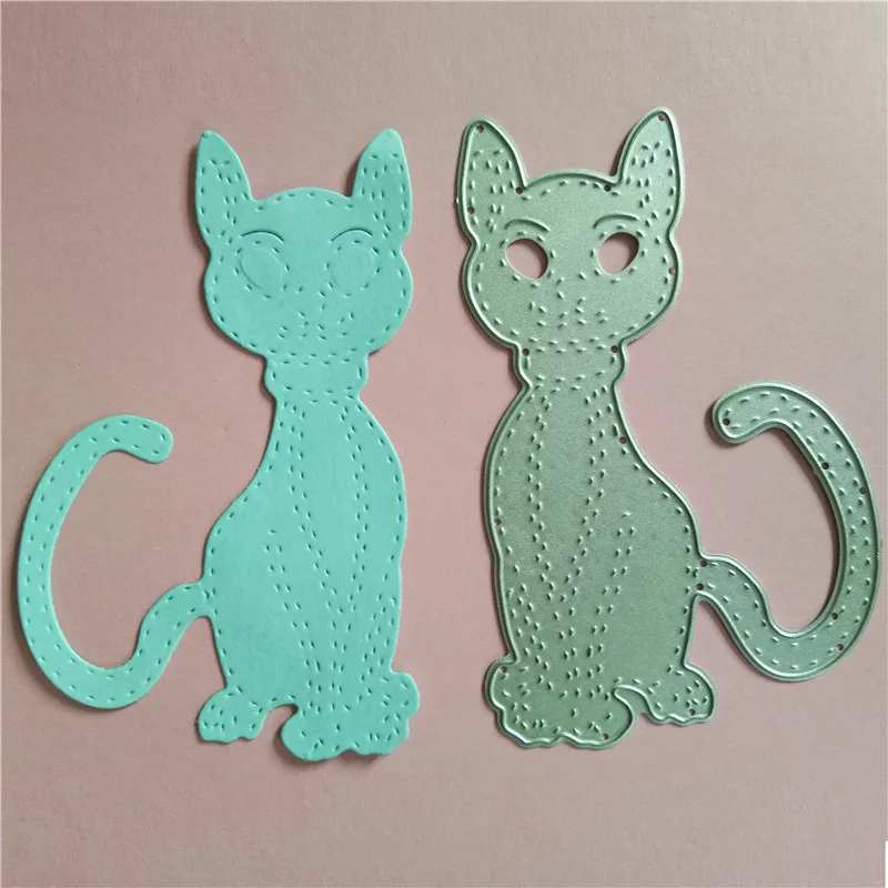 Swovo Curious Cat Frame металлические режущие штампы трафареты сделай сам для скрапбукинга